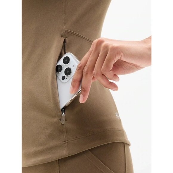 Athleta XS Salutation Jacket 2.0 Clay X-Small Regular - Picture 3 of 6